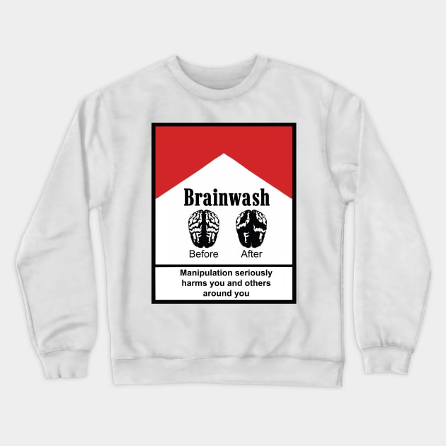 Brainwash Crewneck Sweatshirt by deificusArt